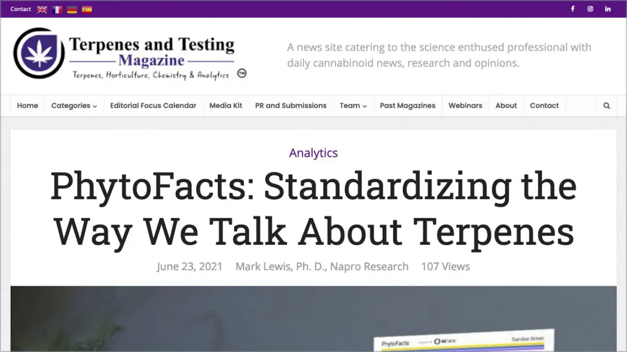 PhytoFacts: Standardizing the Way We Talk About Terpenes