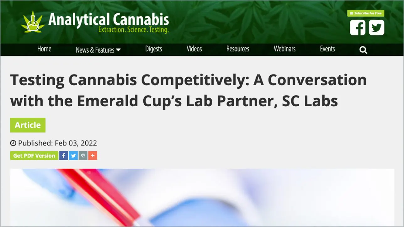 Testing Cannabis Competitively: A Conversation with SC Labs