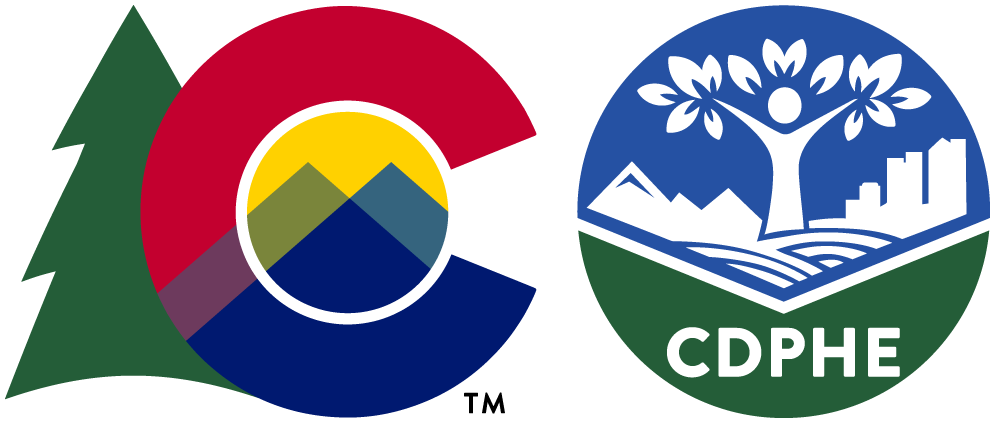 Colorado Department of Public Health and Environment logo