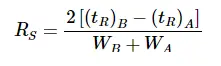 Resolution Equation